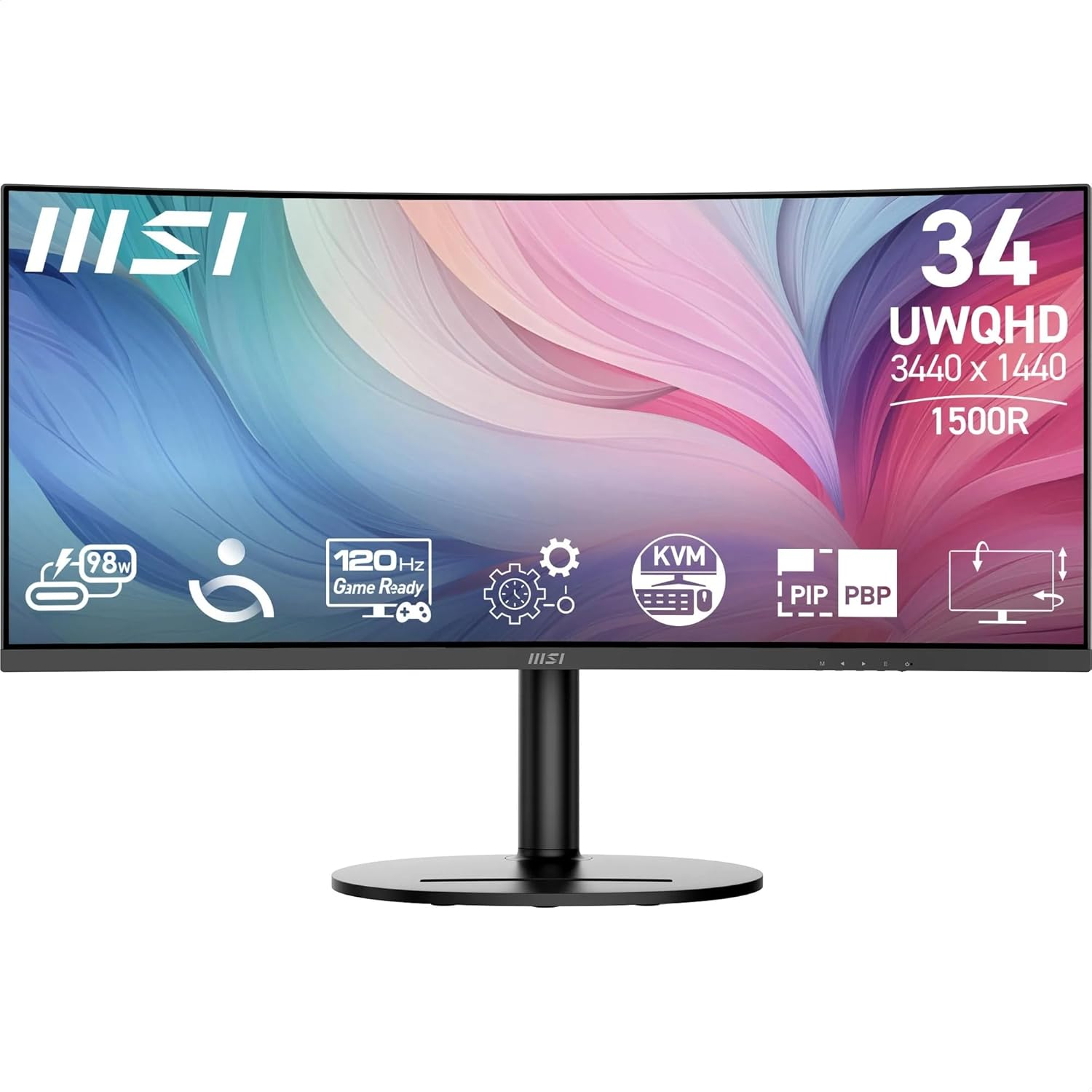 MSI Modern MD342CQP 34″ 120Hz 1ms  UWQHD VA Curved Gaming (Oyuncu) Monitör