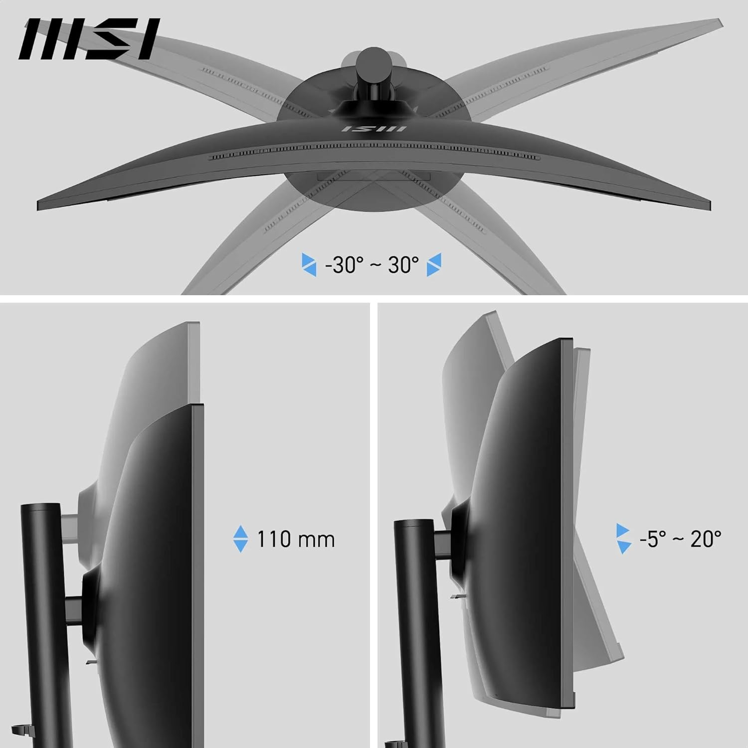 MSI Modern MD342CQP 34″ 120Hz 1ms  UWQHD VA Curved Gaming (Oyuncu) Monitör