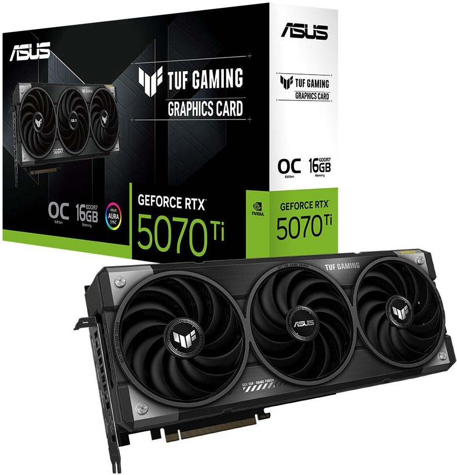 ASUS TUF Gaming GeForce RTX 5070 Ti 16GB GDDR7 OC Edition 256 Bit Gaming Ekran Kartı