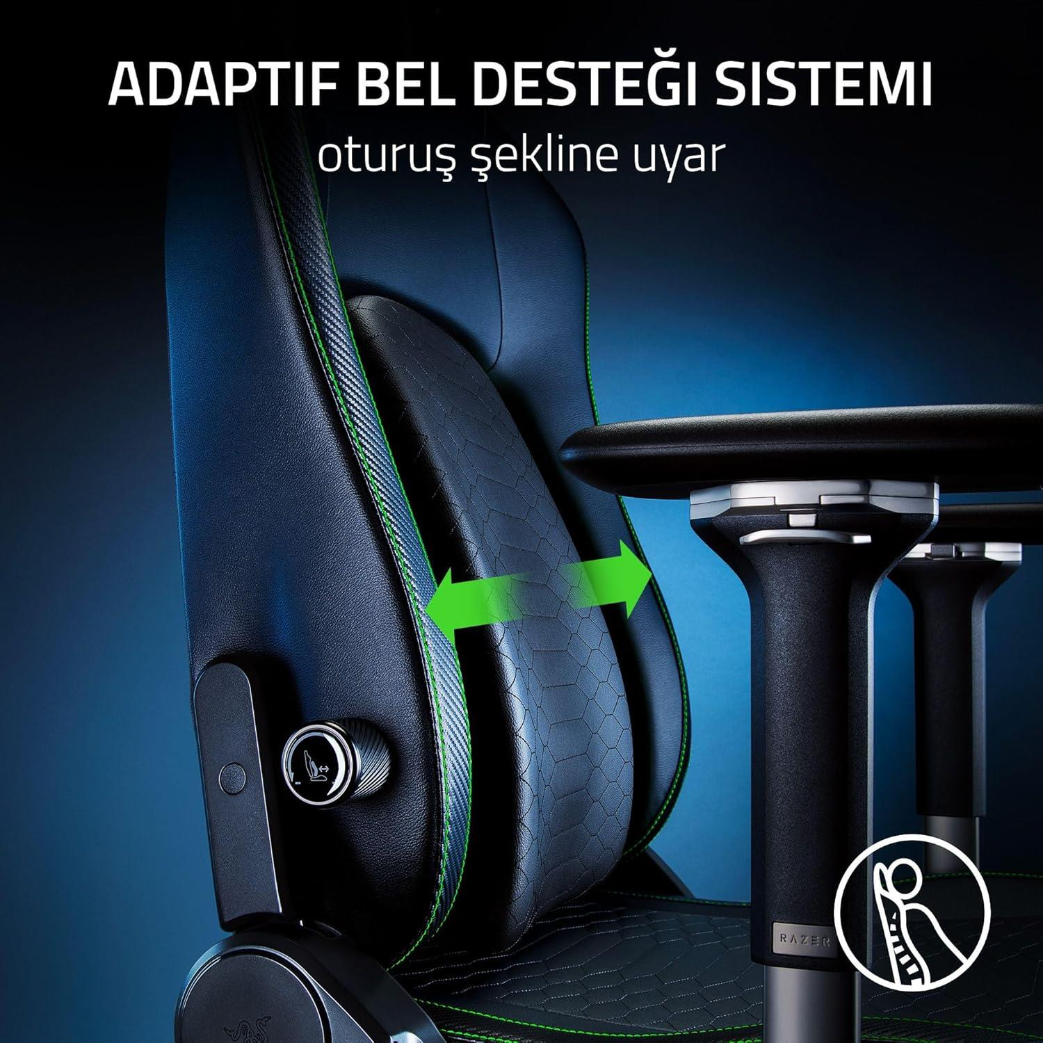 Razer İskur V2 Oyuncu Koltuğu Fabric - RZ38-04900300-R3G1
