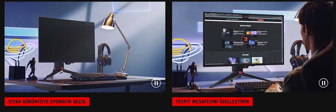 ASUS ROG Swift PG27UCDM 27″ 240Hz 0.03ms 4K UHD Adaptive Sync QD-OLED Pivot  Gaming (Oyuncu) Monitör