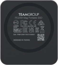 TEAM PD20M 1TB MAG PORTABLE SSD GRAY 2000/2000MB/s