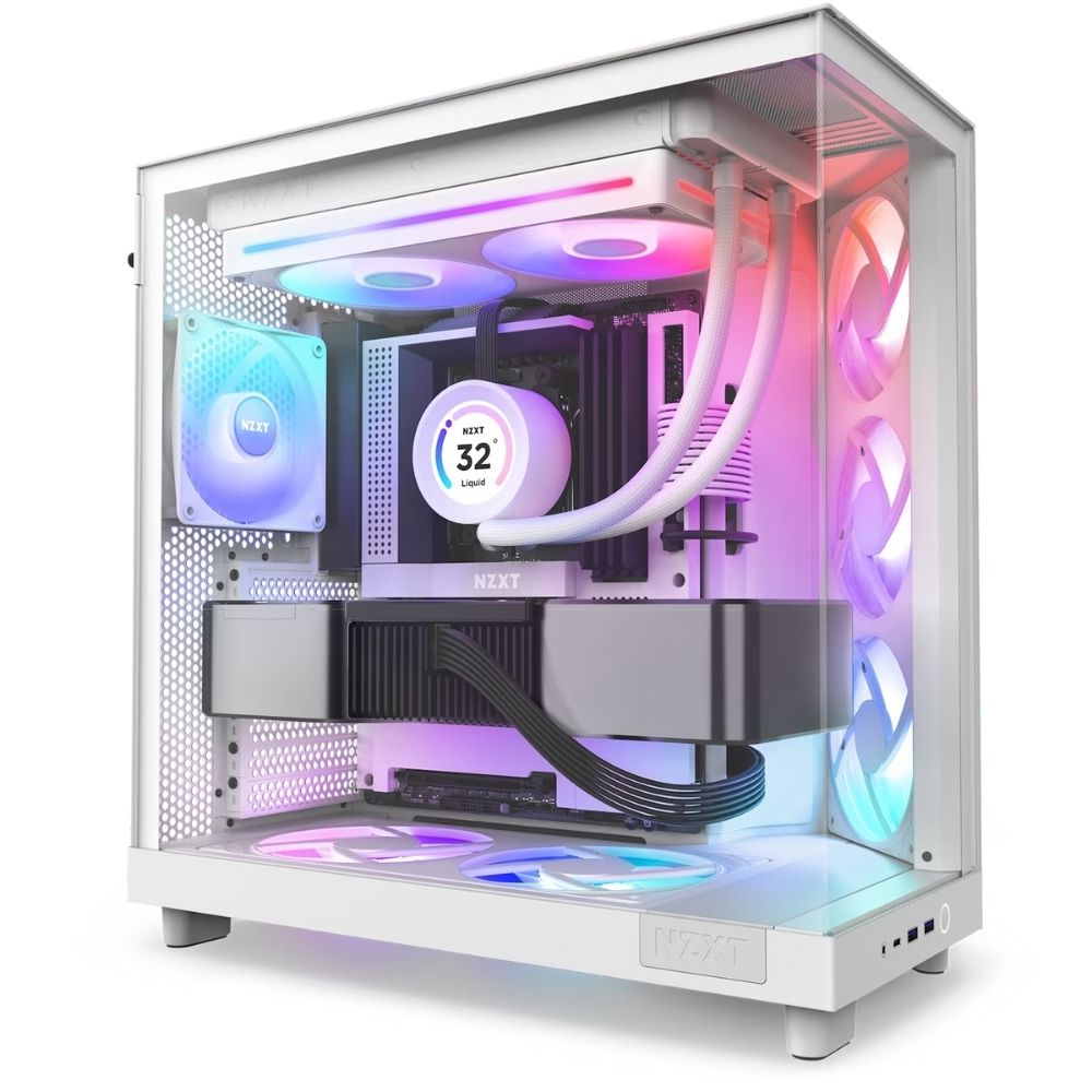 NZXT F280 RGB RF-U28HF-W1 280mm Beyaz Kasa Fanı