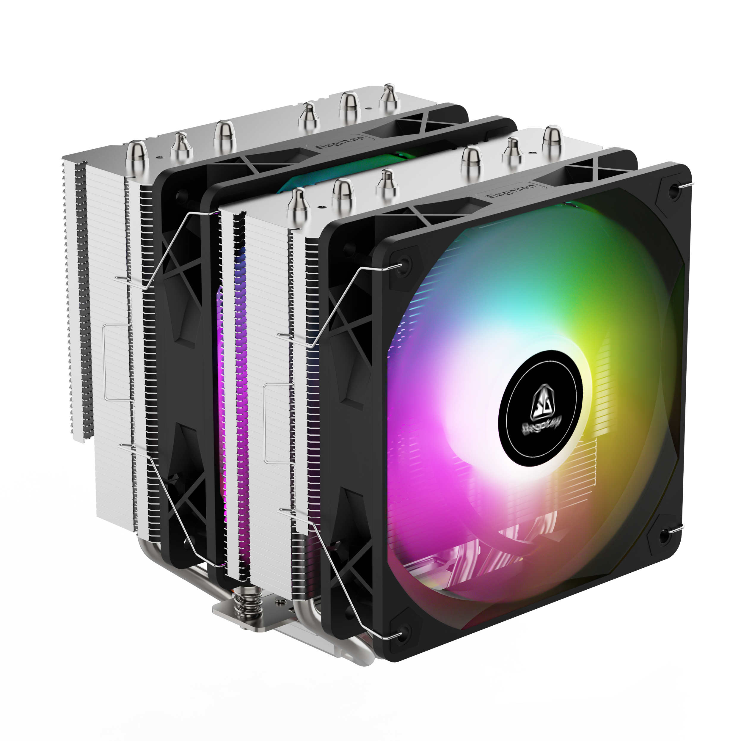 Segotep FZ6 Pro Siyah 2x120mm Kule Tipi İşlemci Soğutucu (LGA 1700 ve AM5 Uyumlu)