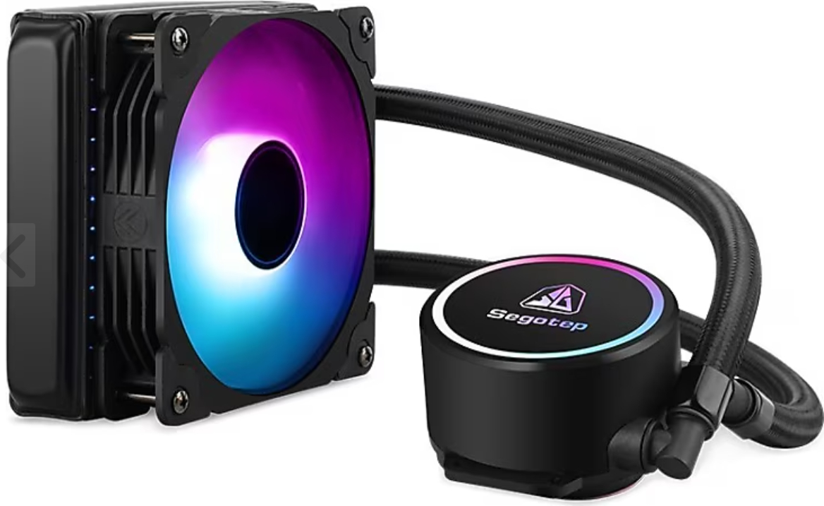 Segotep BeCool 120S ARGB Siyah Sıvı İşlemci Soğutucusu (LGA1700 Uyumlu)