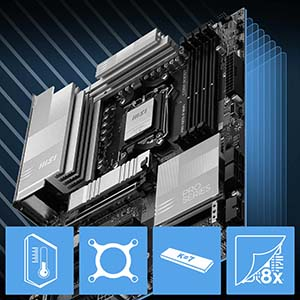 MSI PRO X870-P WIFI DDR5 8200(OC)MHz ATX Gaming Anakart