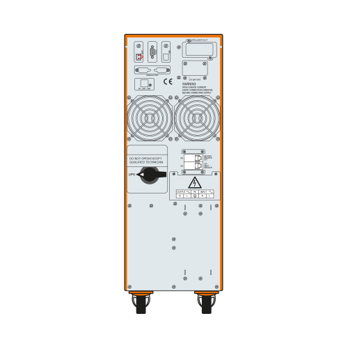 Makelsan Powerpack SE 10KVA (1F/1F) 4-8DK (20x7AH) Kesintisiz Güç Kaynağı