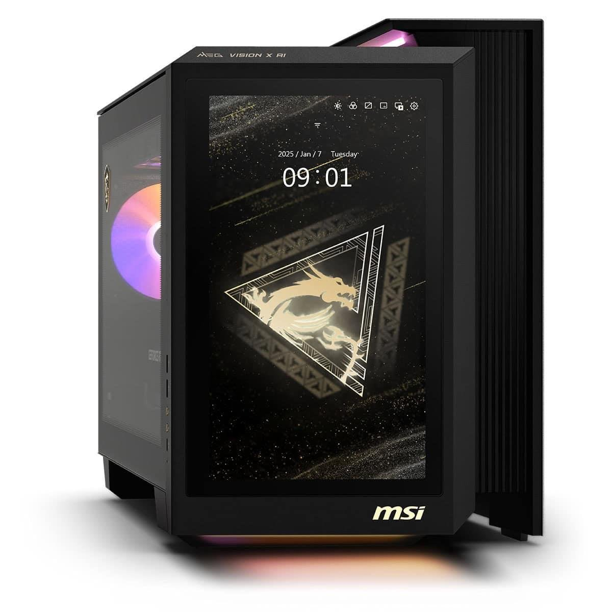 MSI MEG VISION X AI 2NVZ9-003EU ULTRA 9 285K 64GB DDR5 2TB SSD RTX 5090 3X 32G W11 GAMING DT PC