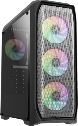 Zalman N5 MF Siyah ATX 4X RGB Fan Mid-Tower Gaming (Oyuncu) Kasa
