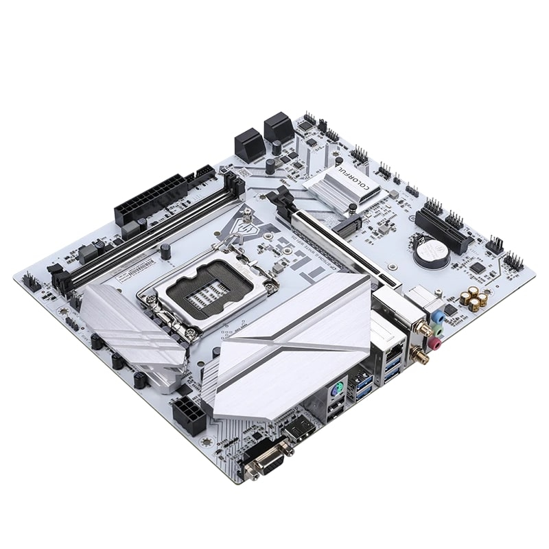 COLORFUL BATTLE-AX B760M-G Beyaz WIFI DDR5 7600MHz mATX Gaming Anakart