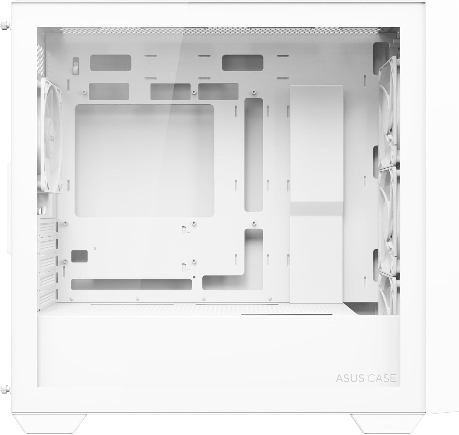 ASUS A21 Plus ARGB Temperli Cam USB 3.2 mATX Mesh Beyaz Mid Tower Gaming Kasa