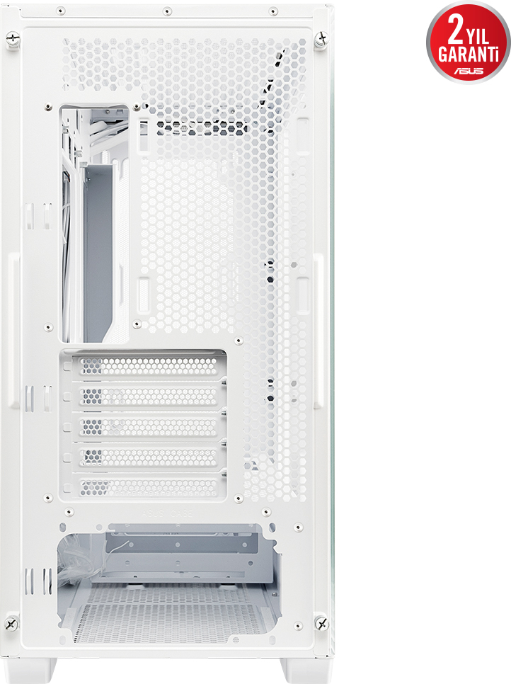 ASUS A21 Plus ARGB Temperli Cam USB 3.2 mATX Mesh Beyaz Mid Tower Gaming Kasa