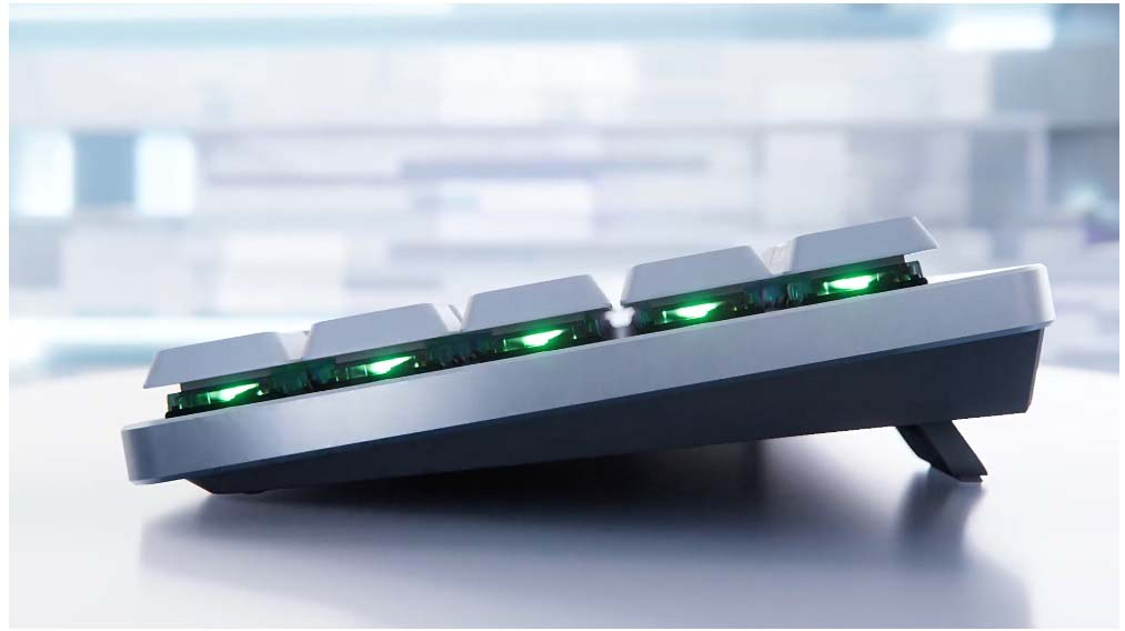 ASUS ROG Falchion RX Low Profile Red Switch RGB Kablosuz TR Mekanik Beyaz Gaming Klavye