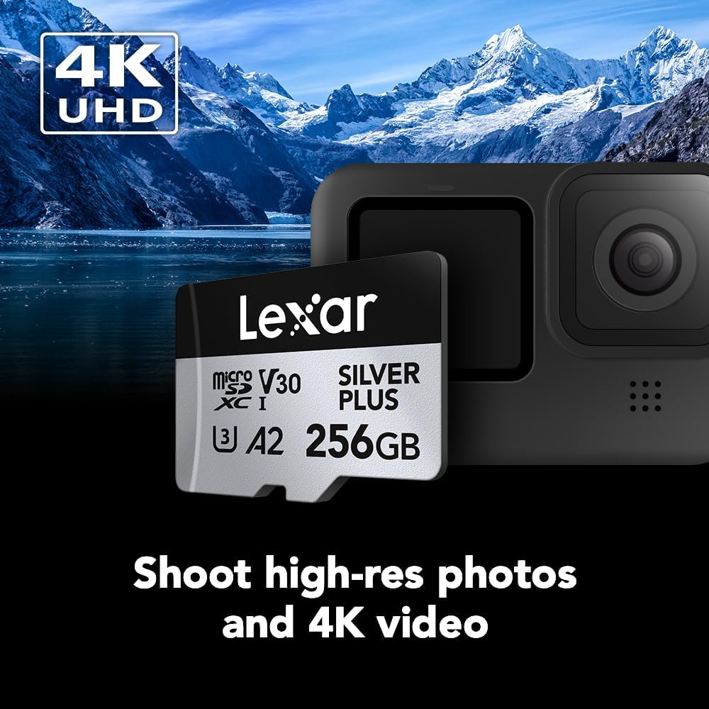 Lexar 256GB LMSSIPL256G-BNANG High Performance 205/150MB/s MicroSD Hafıza Kartı