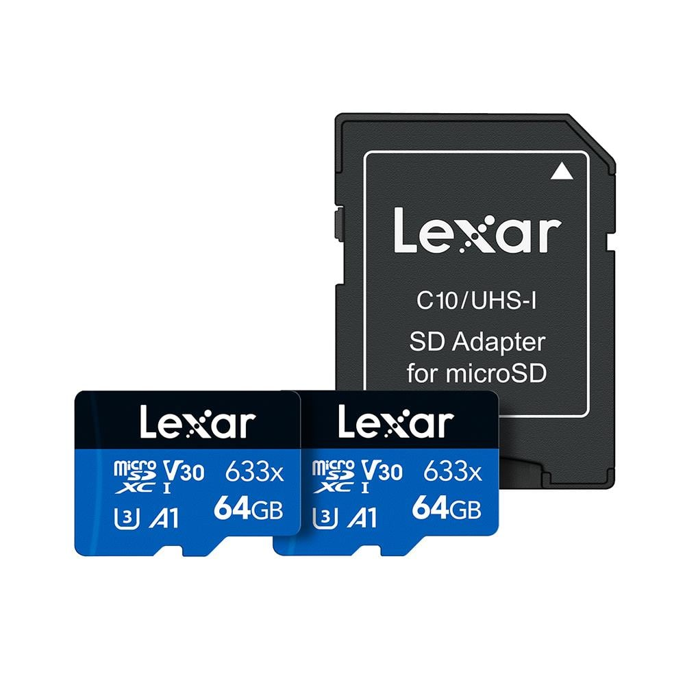 Lexar 64GB LSDMI64GBB633A 633X UHS-I 100MB/s /45MB/s MicroSD Hafıza Kartı
