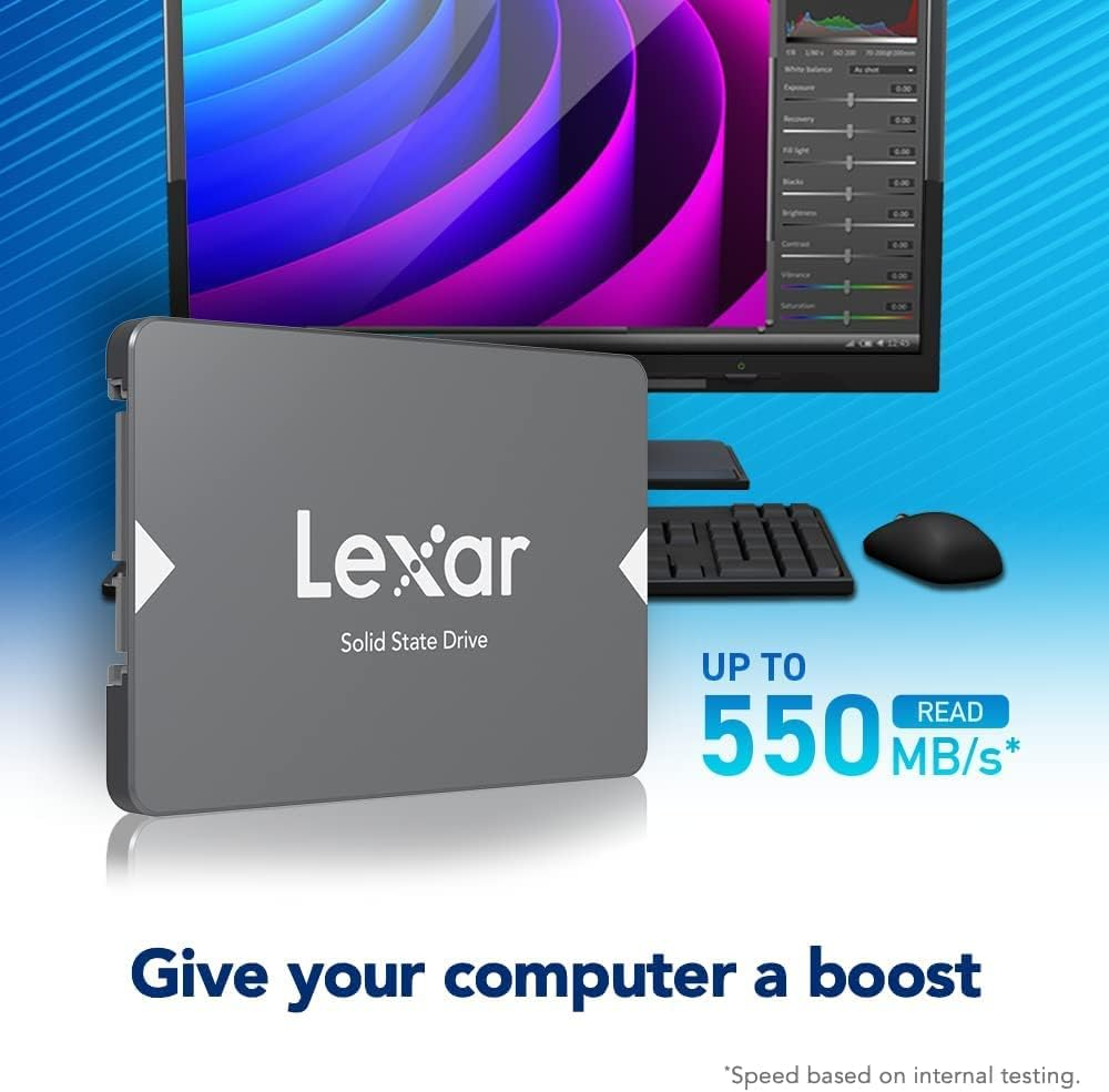 Lexar NS100 LNS100-1TRB  1TB 550/500MB/s 2.5″ SATA III SSD Disk