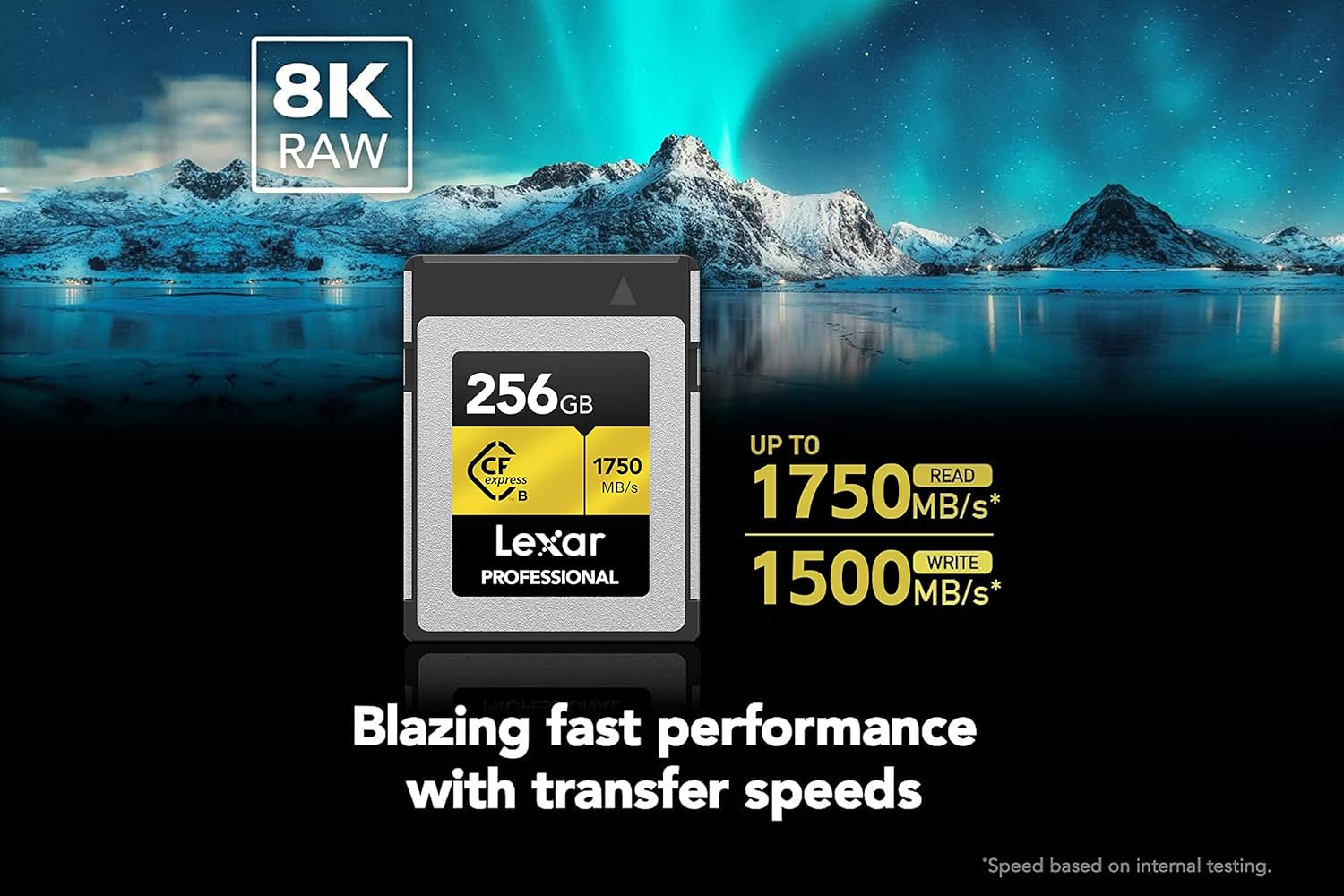 Lexar 256GB LCXEXPR256G-RNENG CF-EXP Professioanl 1750/1500MB/s MicroSD Hafıza Kartı