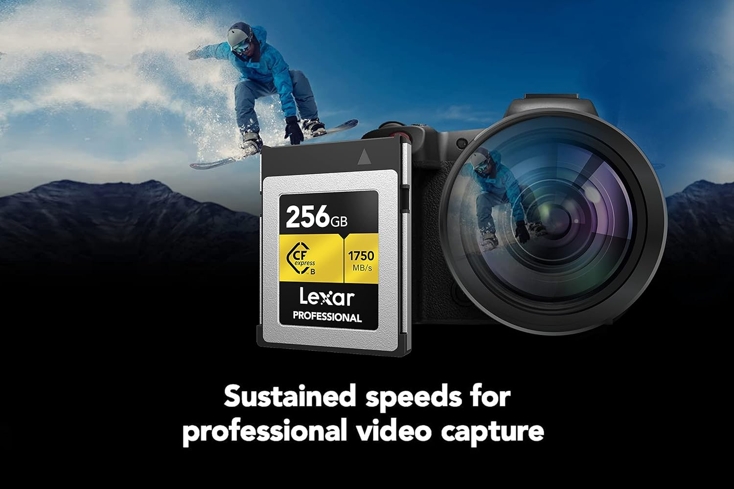 Lexar 256GB LCXEXPR256G-RNENG CF-EXP Professioanl 1750/1500MB/s MicroSD Hafıza Kartı