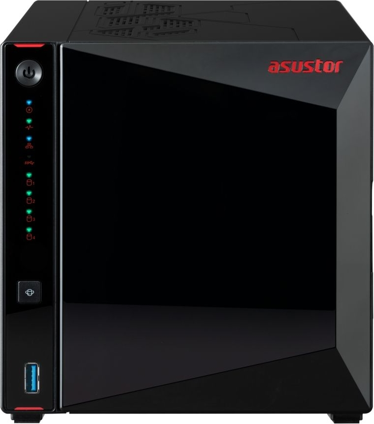 Asustor AS5404T 4 Yuvalı (4x22TB Desteği) 4GB DDR4 2.5GBE Nas Depolama Ünitesi
