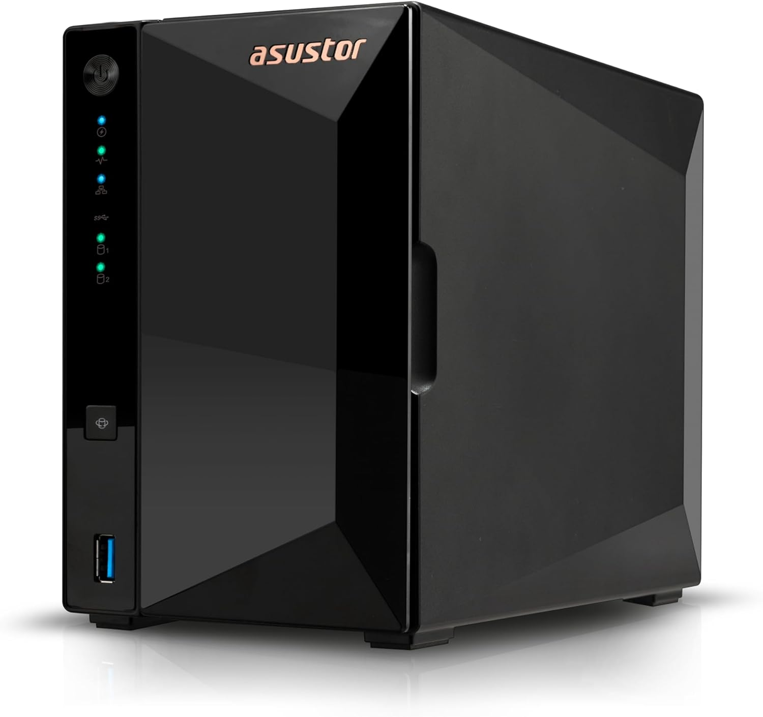 Asustor AS3302T Realtek RTD1296 2 Yuvalı (2x18TB Desteği) 2GB DDR4 2.5GBE Nas Depolama Ünitesi
