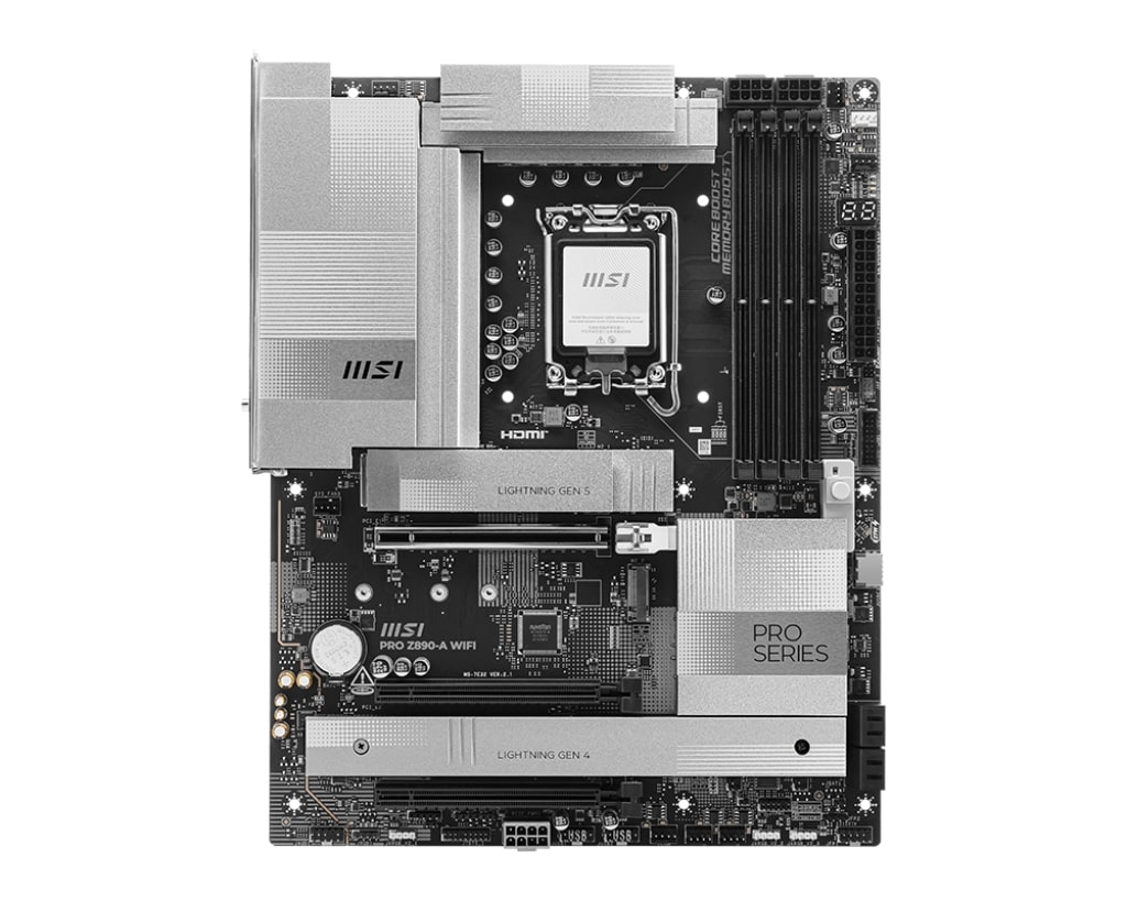 MSI PRO Z890-A WIFI SOKET 1851 DDR5 9200MHZ(OC) WIFI 7 ATX Gaming (Oyuncu) Anakart