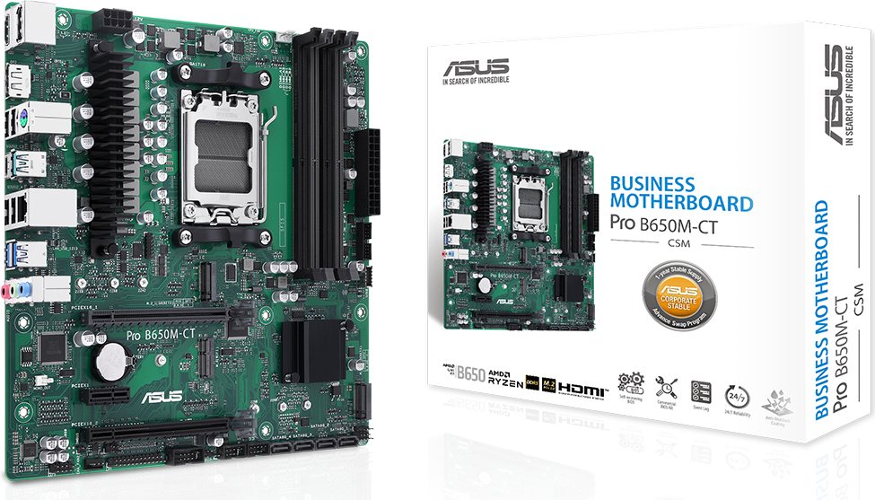 ASUS PRO B650M-CT-CSM AMD B650 mATX Anakart