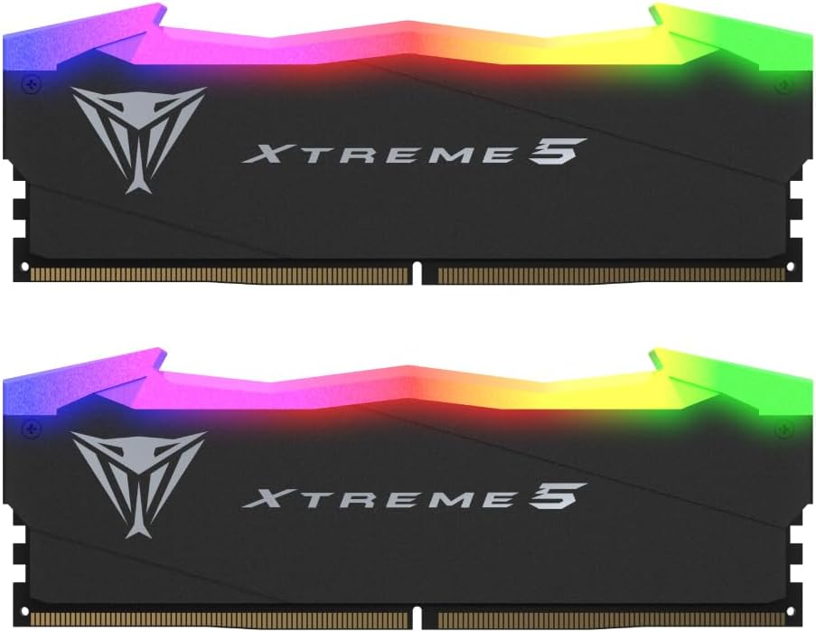 Patriot Viper Xtreme 5 RGB PVXR548G76C36K 48GB (2x24GB) DDR5 7600MHz Gaming Ram