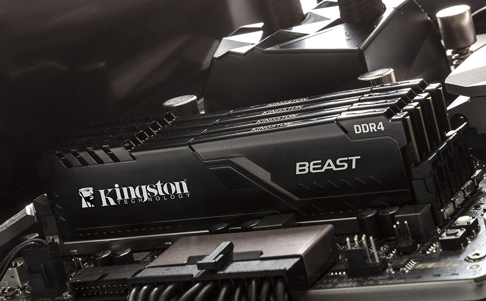 Kingston Beast KF432C16BBK2/16TR 16GB (2x8) DDR4 3200Mhz CL16 Siyah Gaming RAM