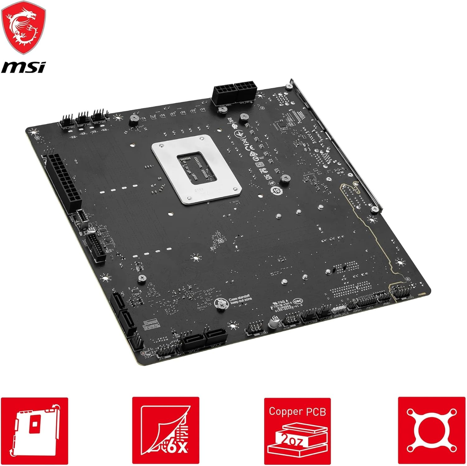 MSI B760M Project Zero Intel LGA1700 DDR5 mATx  Anakart