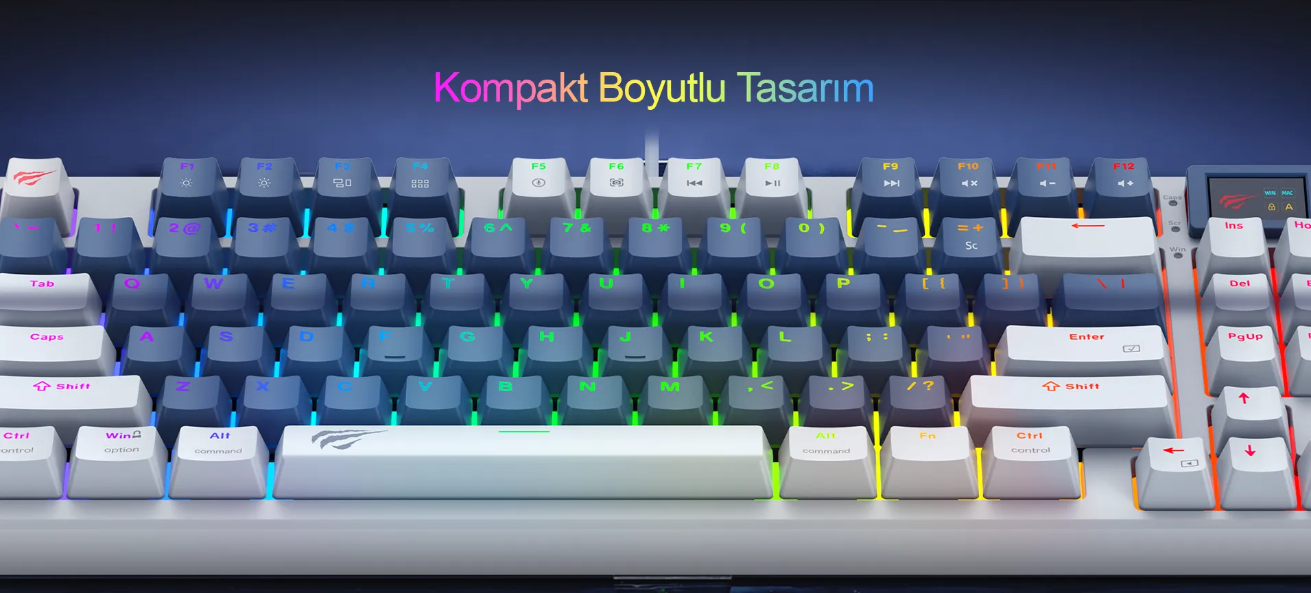 Havit Gamenote KB884L RGB Gaming Mekanik Klavye
