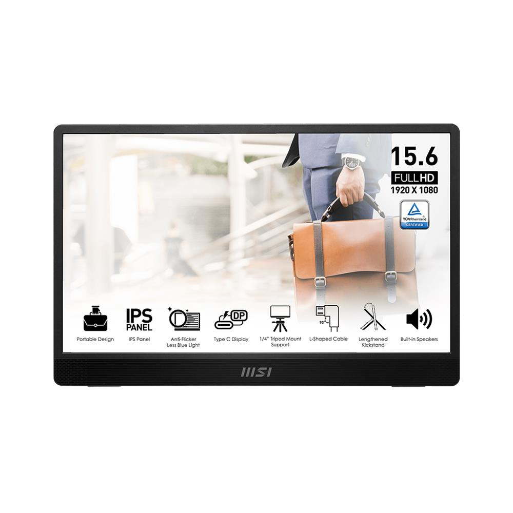 MSI Pro MP161 E2 15.6″; 4ms 60Hz IPS FHD Taşınabilir Monitör