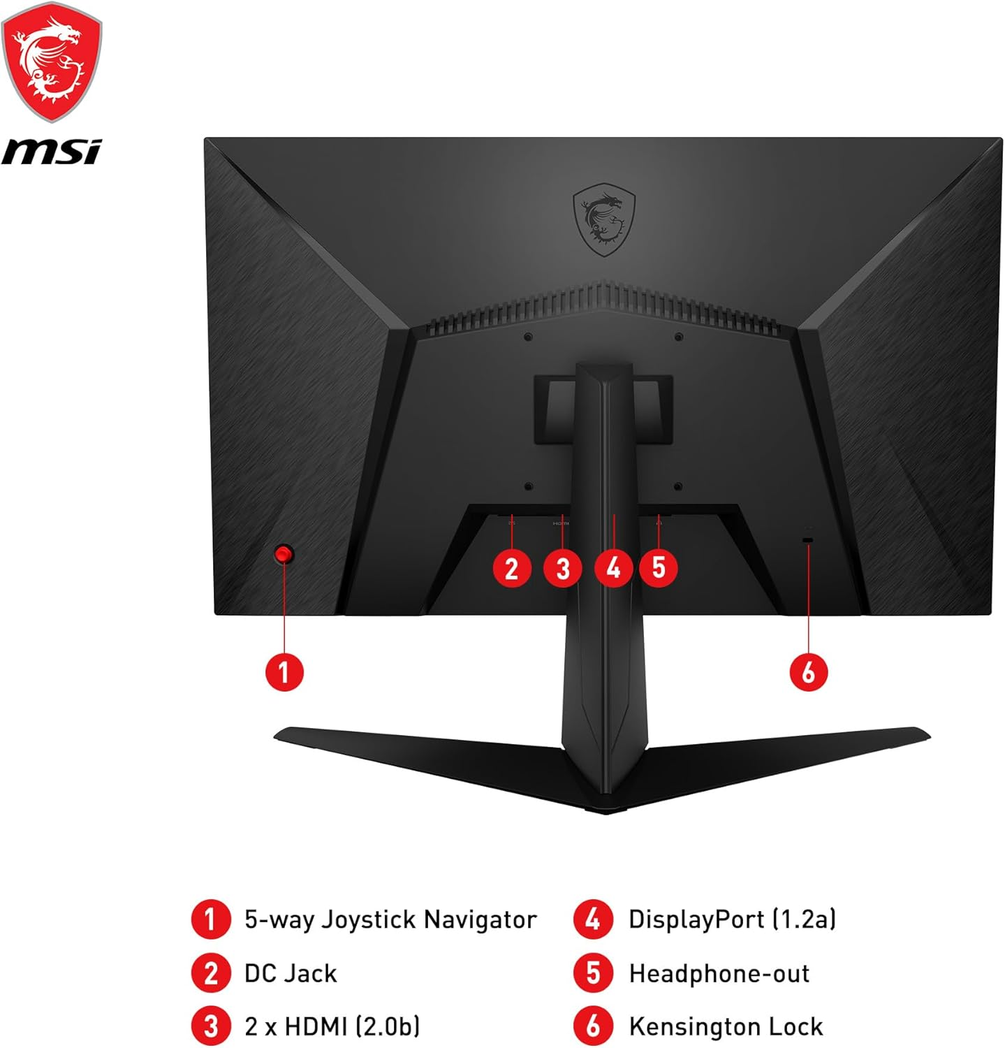 MSI G2712F 27″ Ultra Rapıd 1ms 180Hz Adaptive-Sync IPS Full HD Gaming Monitör