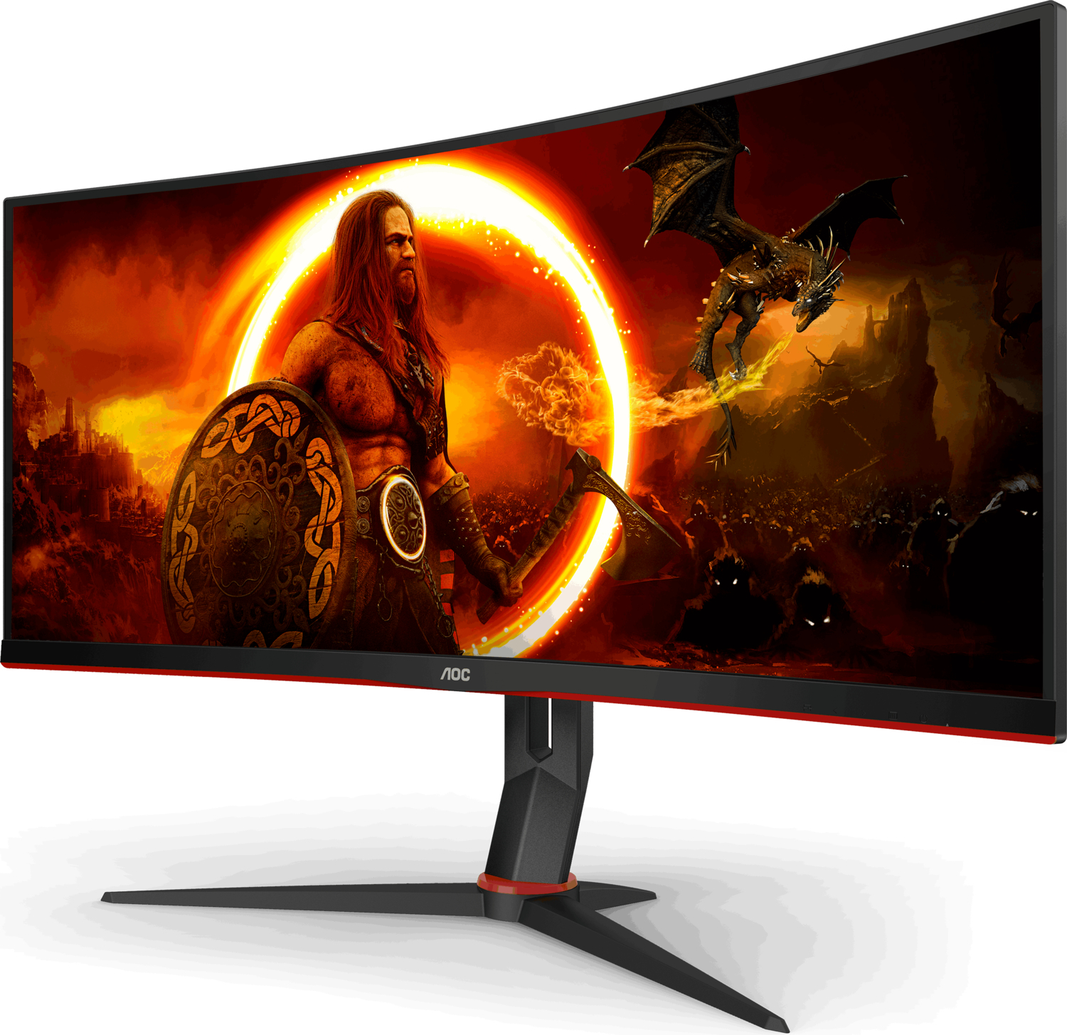 AOC 34″ CU34G2XP/BK 1ms 180Hz FreeSync Premium VA Curved Gaming Monitör