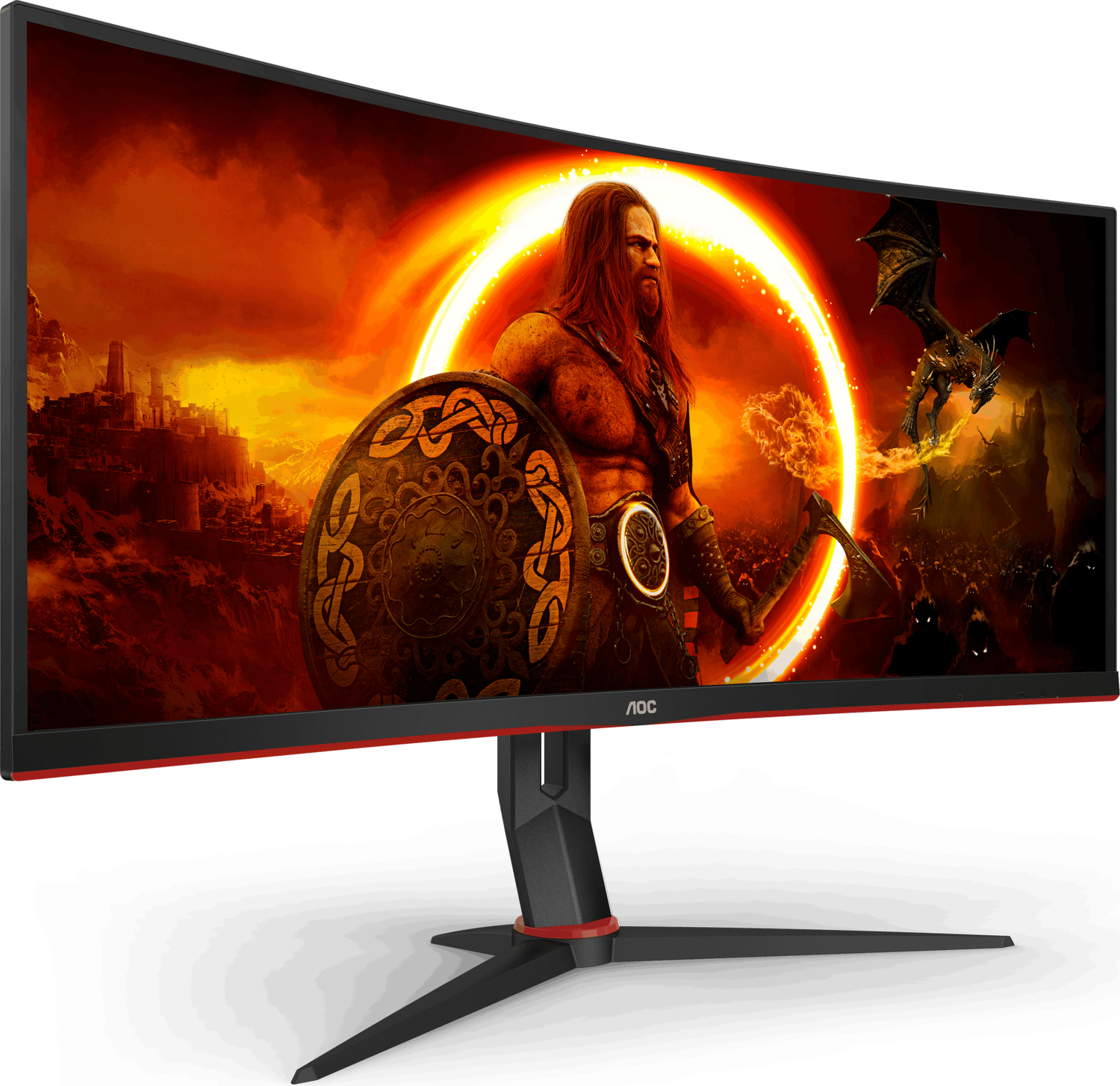 AOC 34″ CU34G2XP/BK 1ms 180Hz FreeSync Premium VA Curved Gaming Monitör