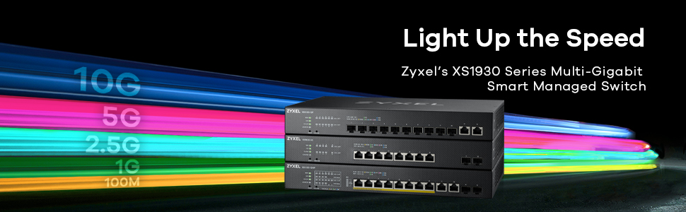 Zyxel Nebula XS1930-12F 10 Port 10G Multi-Gig Porta Sahip 10 Port 10G Lite-L3 Akıllı Yönetilen Fiber Switch