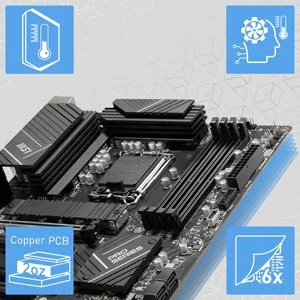 MSI PRO B760-P DDR4 II Intel B760 Soket 1700 DDR4 5333(OC) ATX Gaming (Oyuncu) Anakart