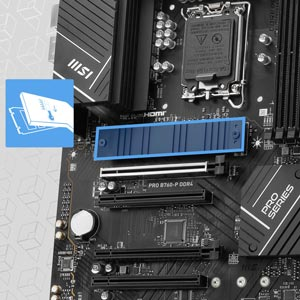 MSI PRO B760-P DDR4 II Intel B760 Soket 1700 DDR4 5333(OC) ATX Gaming (Oyuncu) Anakart