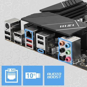 MSI PRO B760-P DDR4 II Intel B760 Soket 1700 DDR4 5333(OC) ATX Gaming (Oyuncu) Anakart