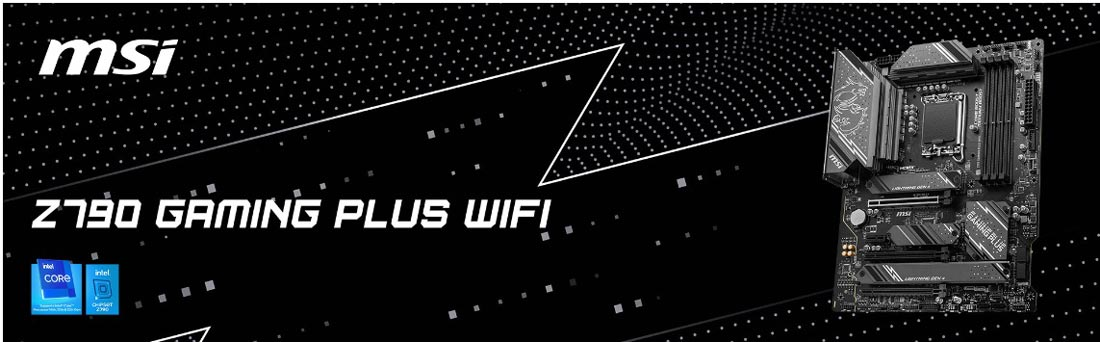 MSI Z790 Gaming Plus WIFI Intel Z790 Soket DDR5 7200MHZ(OC)  ATX Gaming (Oyuncu) Anakart