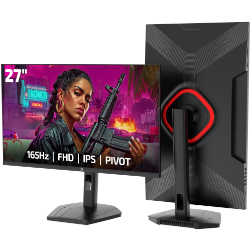 GamePower Lunis L30 27″ 165Hz 1Ms IPS FHD Pivot Gaming Monitör (Sıfır Ölü Piksel Garantili)