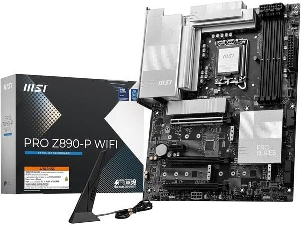 MSI PRO Z890-A WIFI SOKET 1851 DDR5 9200MHZ(OC) WIFI 7 ATX Gaming (Oyuncu) Anakart