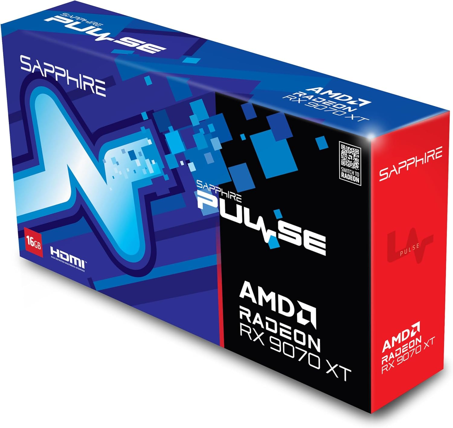 Sapphire Pulse AMD Radeon RX 9070 XT  11348-03-20G 16GB GDDR6 256Bit Gaming Ekran Kartı
