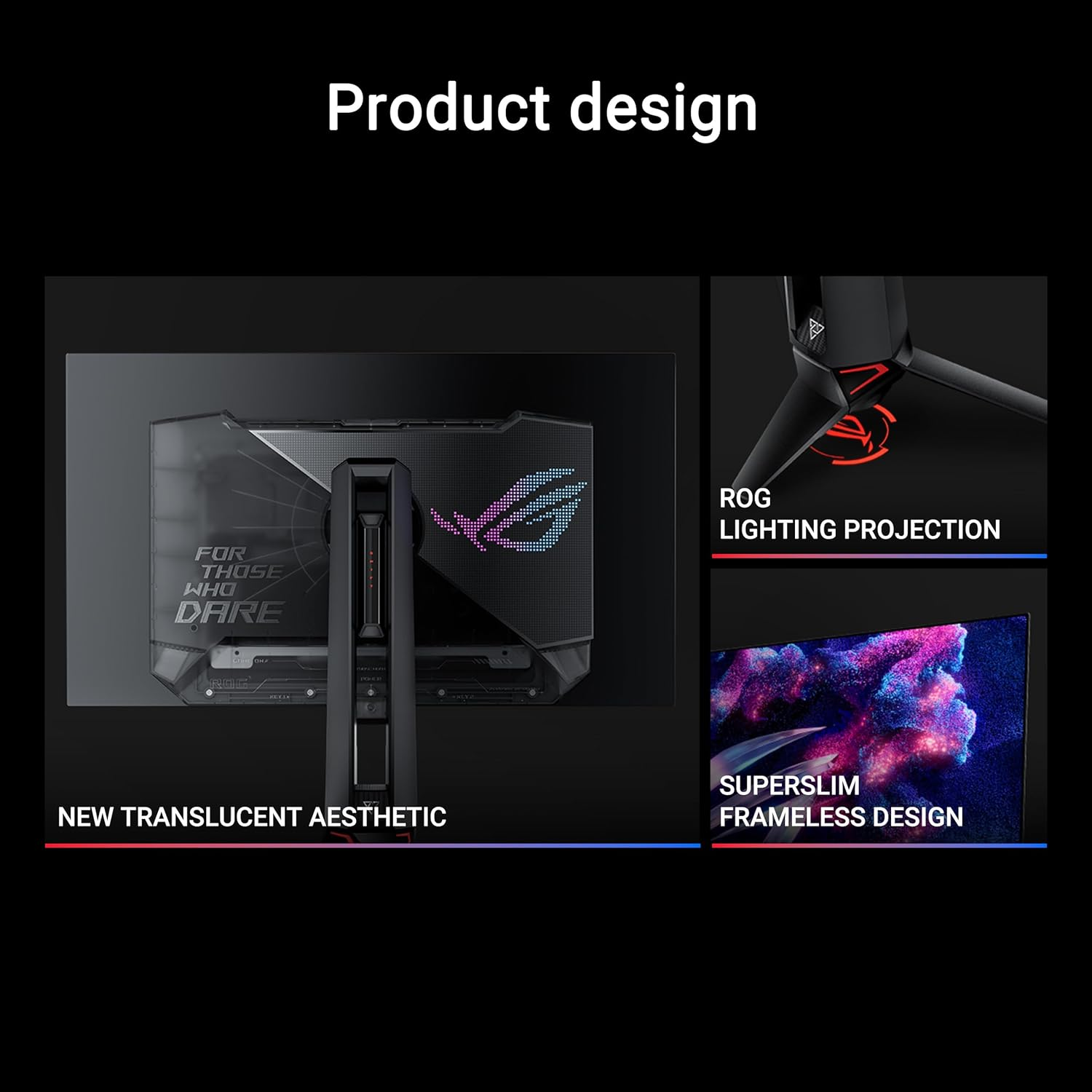 ASUS ROG Swift PG27AQDP 26.5″ 480Hz 0.03ms GTG OLED Monitör Gaming (Oyuncu)  Monitör