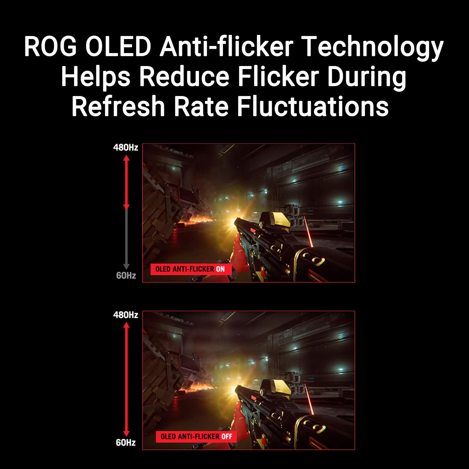 ASUS ROG Swift PG27AQDP 26.5″ 480Hz 0.03ms GTG OLED Monitör Gaming (Oyuncu)  Monitör