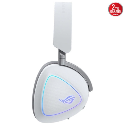 Asus ROG Delta II Beyaz RGB 7.1 Kablolu/Kablosuz Kulak Üstü Oyuncu Kulaklığı