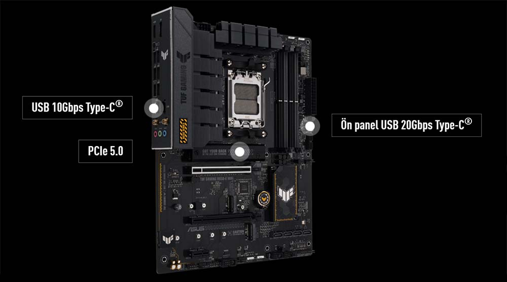 ASUS Tuf Gaming B650-E WIFI AMD AM5 Gaming Anakart