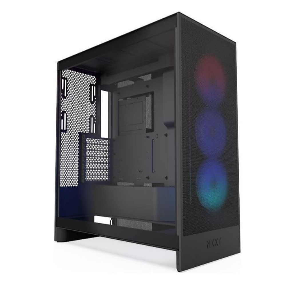 NZXT H Series H7 Flow (2024) RGB CM-H72FB-R1 ATX Siyah Mid Tower Gaming Kasa
