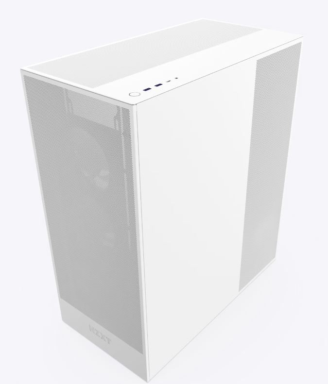 NZXT H Series H7 Flow (2024) CM-H72FW-R1 ATX Beyaz Mid Tower Gaming Kasa