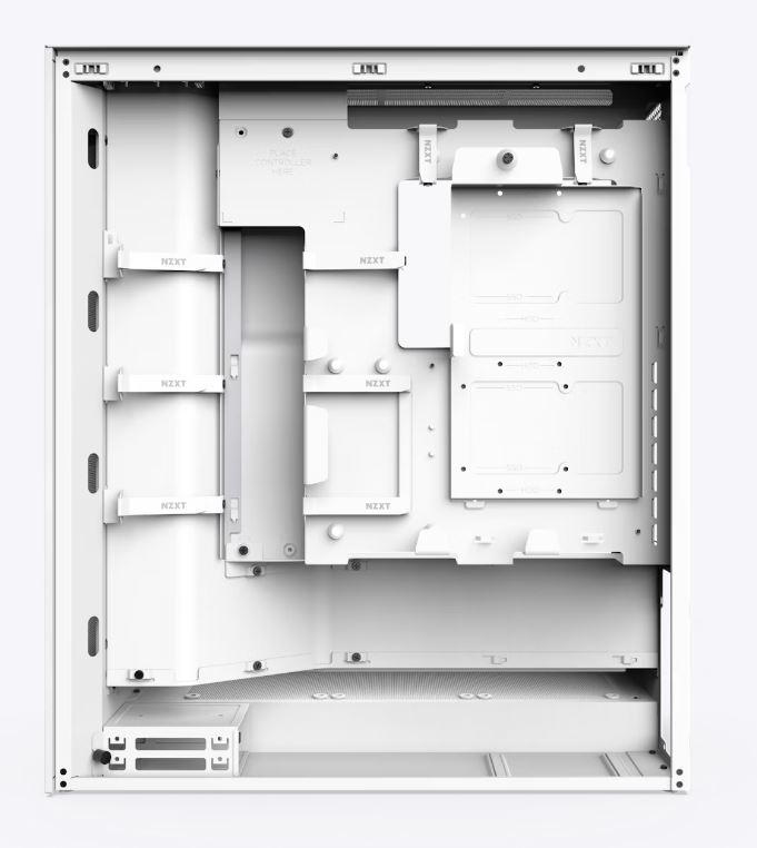 NZXT H Series H7 Flow (2024) CM-H72FW-R1 ATX Beyaz Mid Tower Gaming Kasa