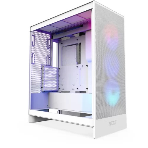 NZXT H Series H7 Flow (2024) CM-H72FW-R1 ATX Beyaz Mid Tower Gaming Kasa